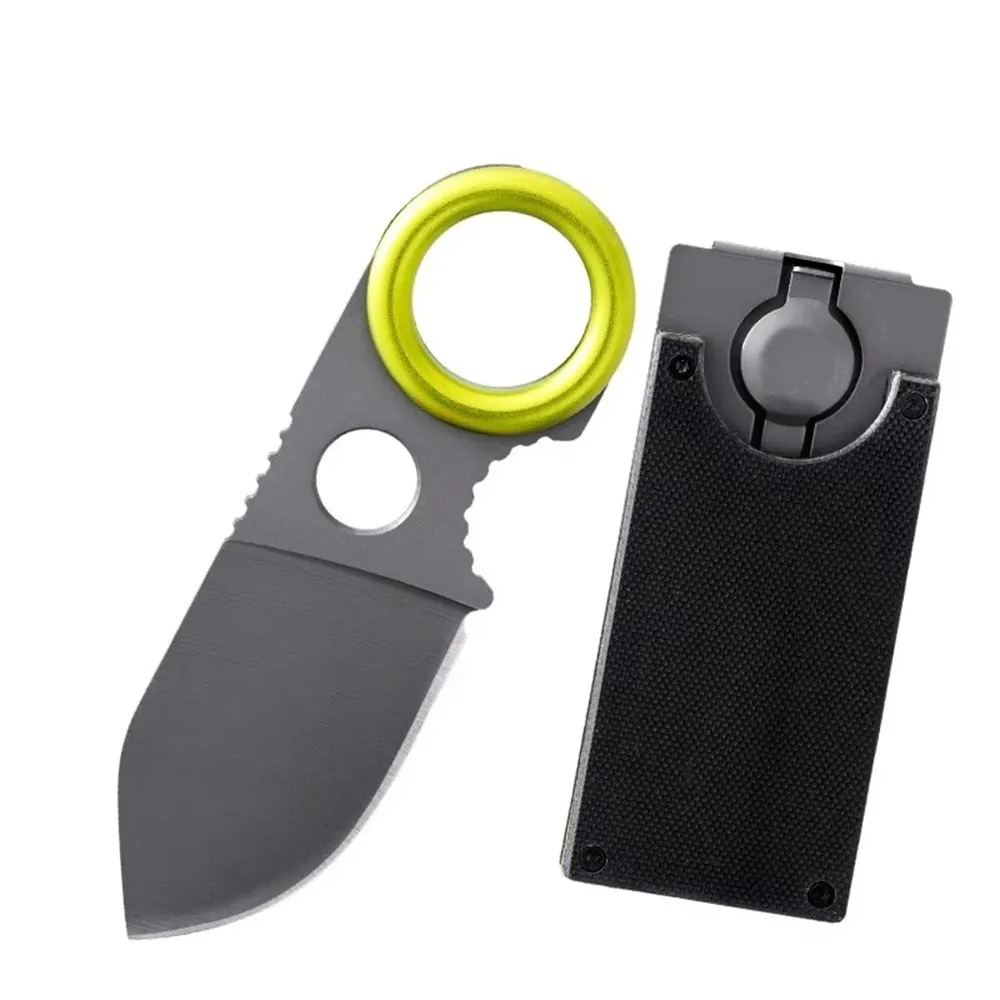 Edc Concealed Carry Knife - Mini EDC Ring Fixed Blade Knife