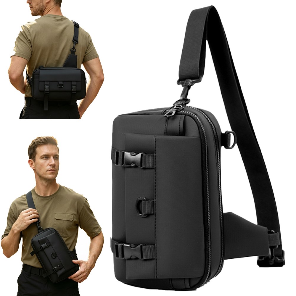 Tactical Pistol Gun Bag Concea - Edc Concealed Carry Sling Bag ulasan dan harga