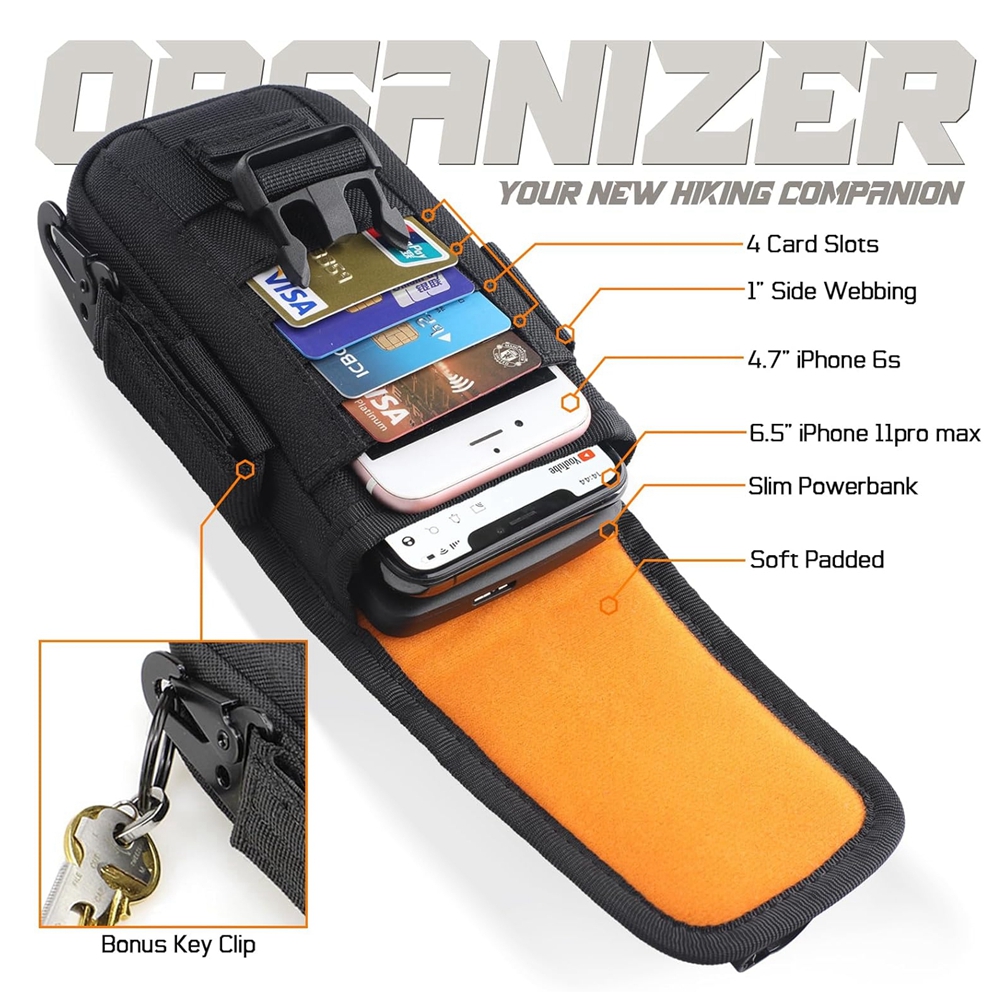 Tactical Phone Pouch Molle,Sma - Edc Carry Items ulasan dan harga