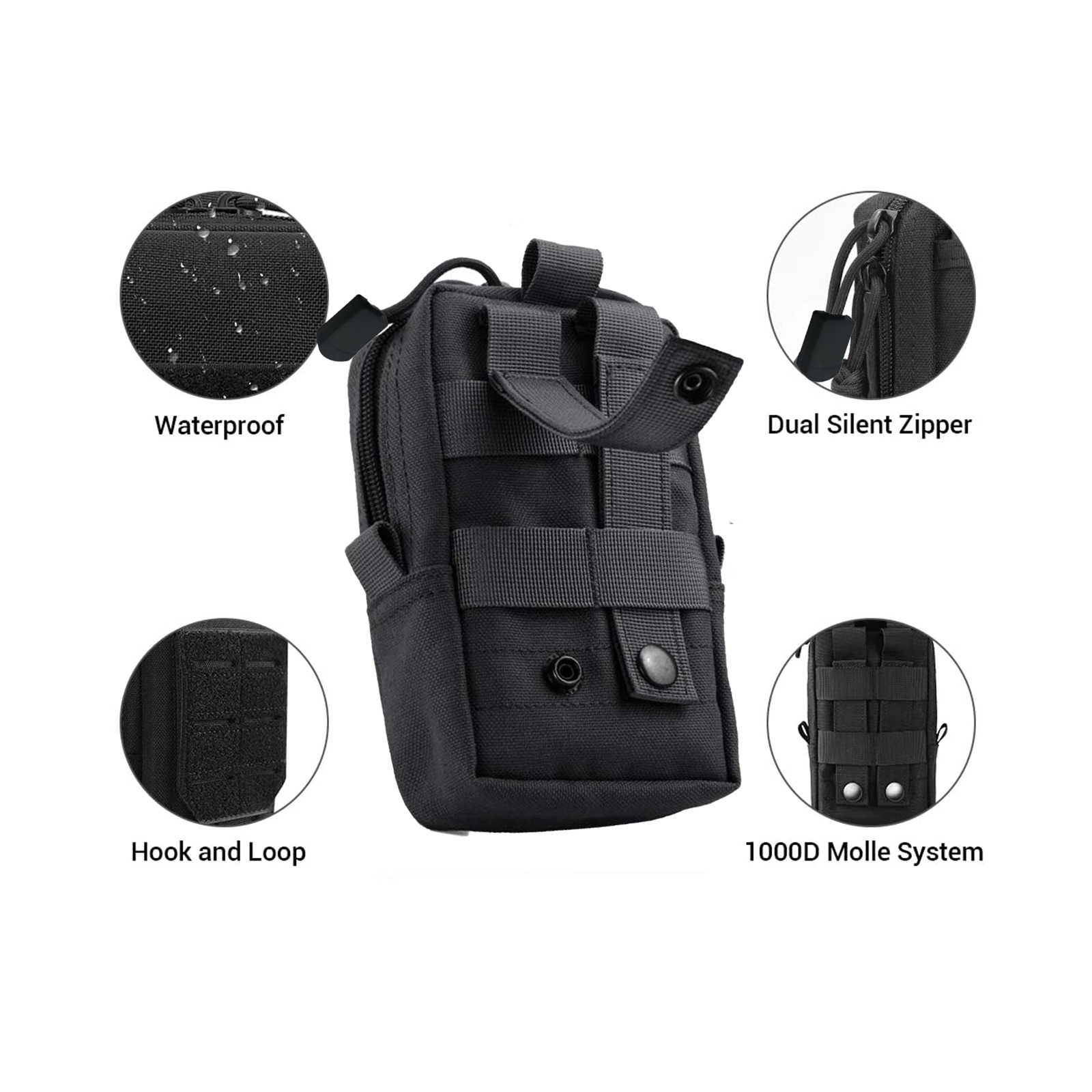 Tactical Molle Pouch Waist Bag - Edc Carry Items ulasan dan harga