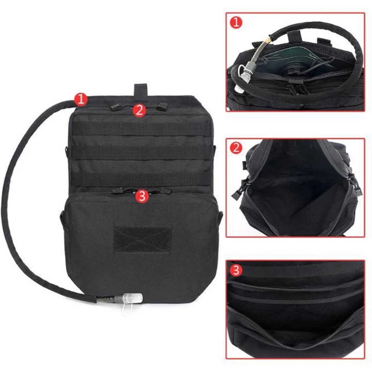 Outdoor Molle Bag Camping Hydr - Edc Carry Items ulasan dan harga