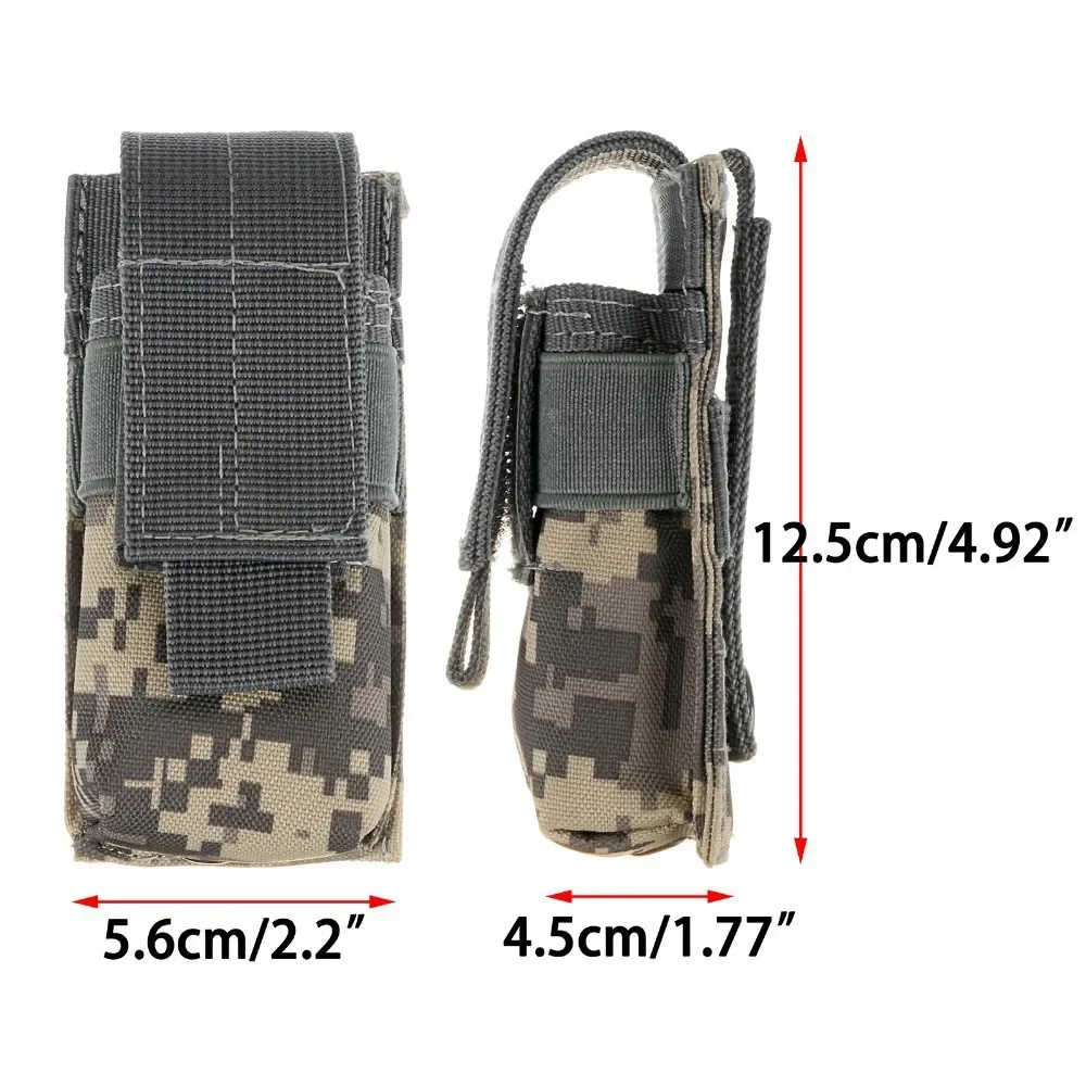 Tactical Molle Flashlight Pouc - Edc Concealed Carry Knife ulasan dan harga