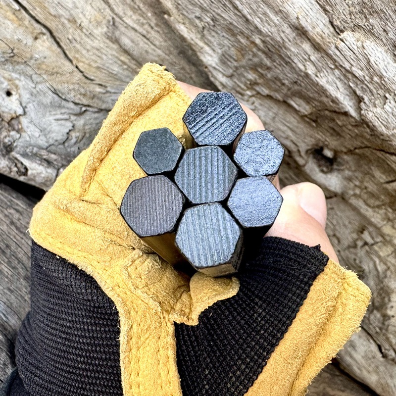 Hand Woven Rope Hexagonal Flin - Ferro Rod Striker ulasan dan harga