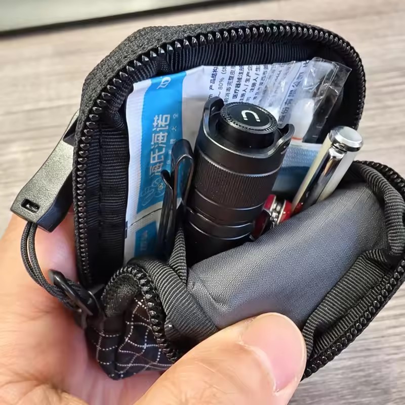 Mini EDC Wallet Storage Pouch, - Edc Carry Essentials ulasan dan harga