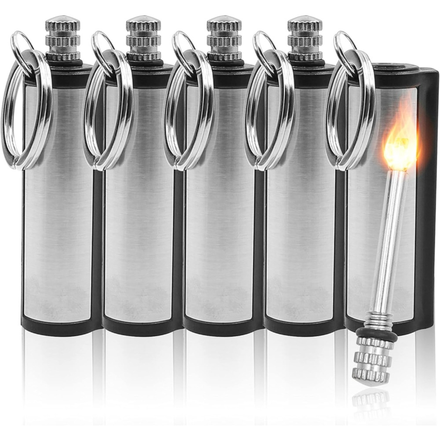 1-5-pack Magnesium flint set,  - Ferro Rod Striker ulasan dan harga