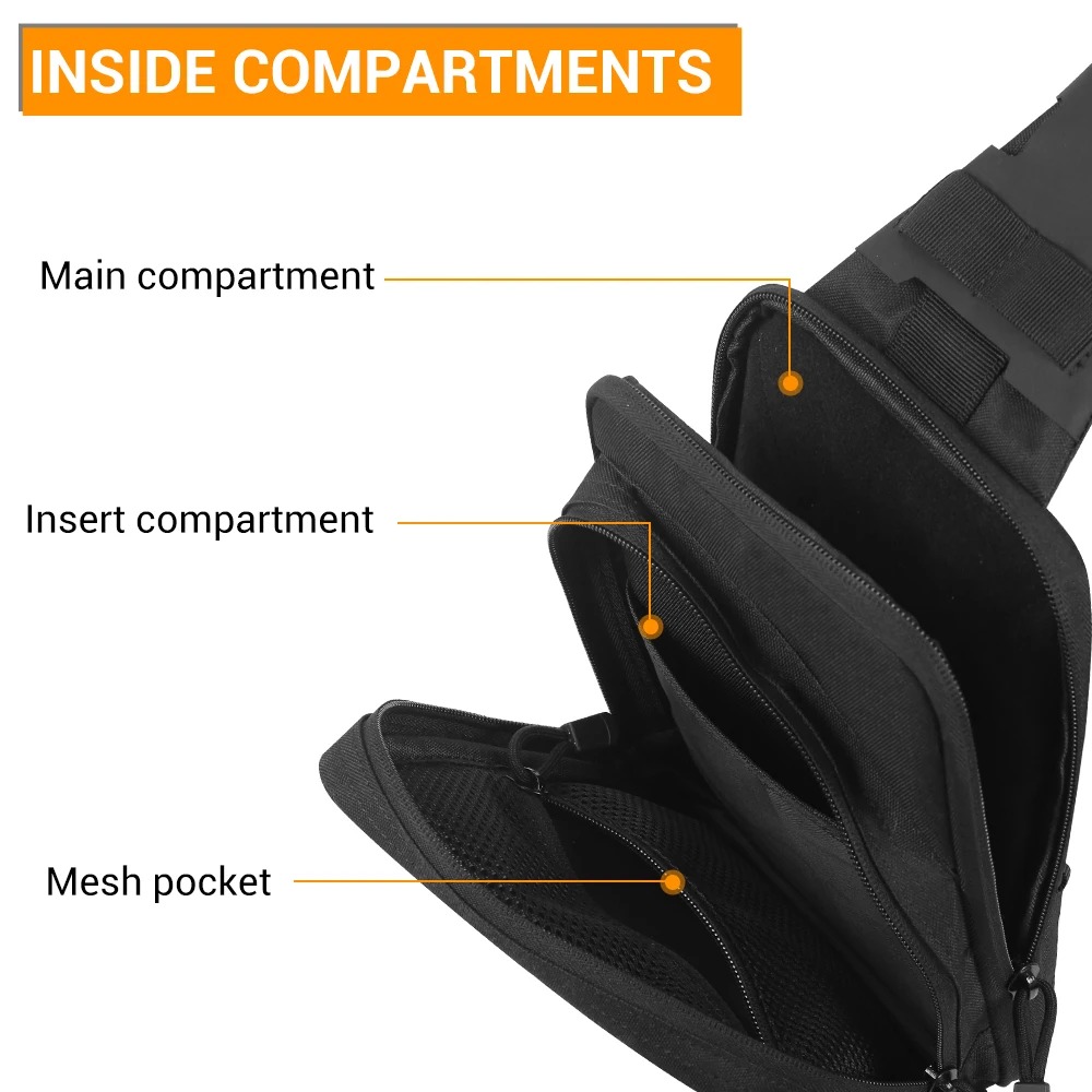 Tactical Pistol Gun Bag Concea - Edc Pistol Carry Bag ulasan dan harga