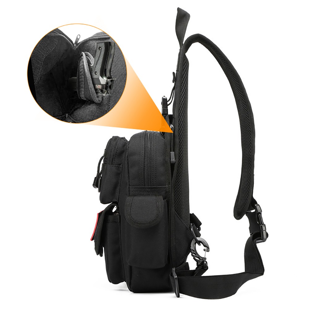 Tactical Pistol Bag Concealed  - Edc Concealed Carry Sling Bag ulasan dan harga