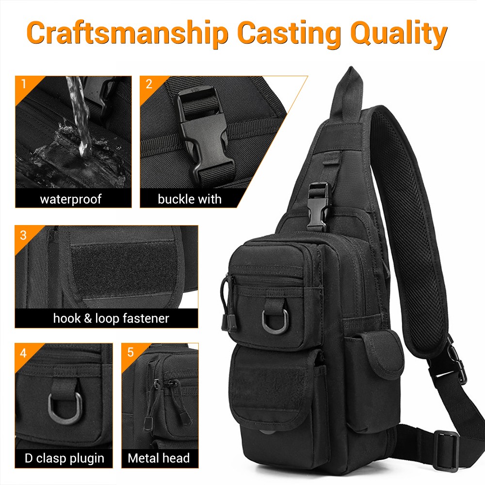 Tactical Pistol Bag Concealed  - Edc Concealed Carry Sling Bag ulasan dan harga