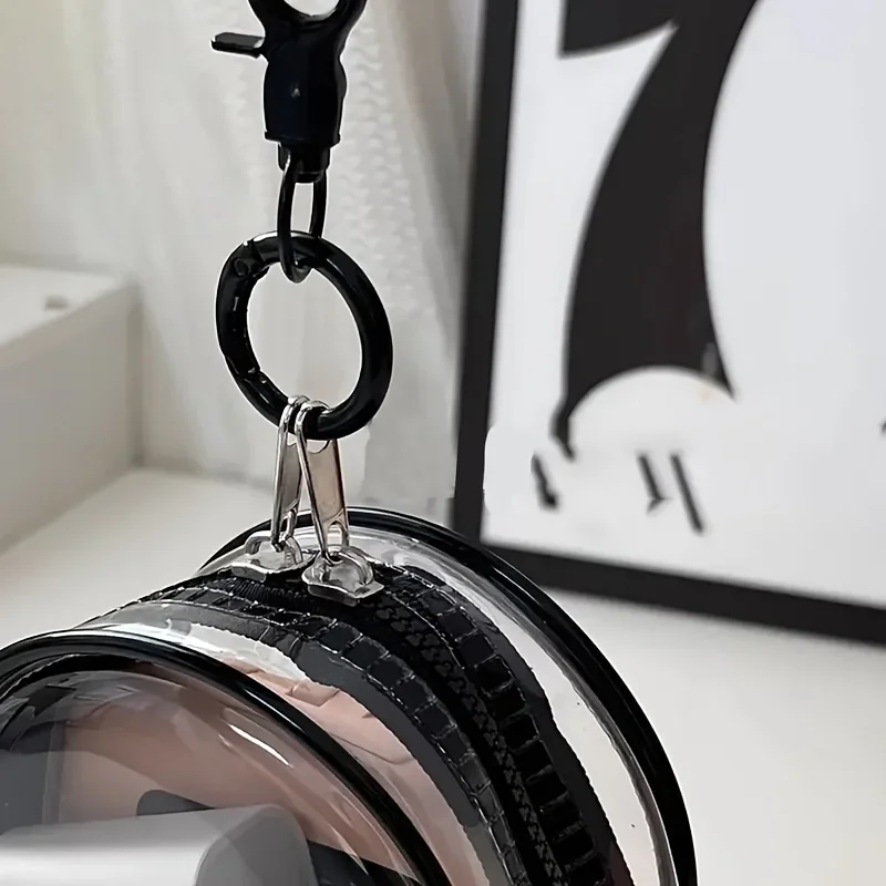 Portable Mini Clear Zipper Sto - Cable Winder Keychain ulasan dan harga