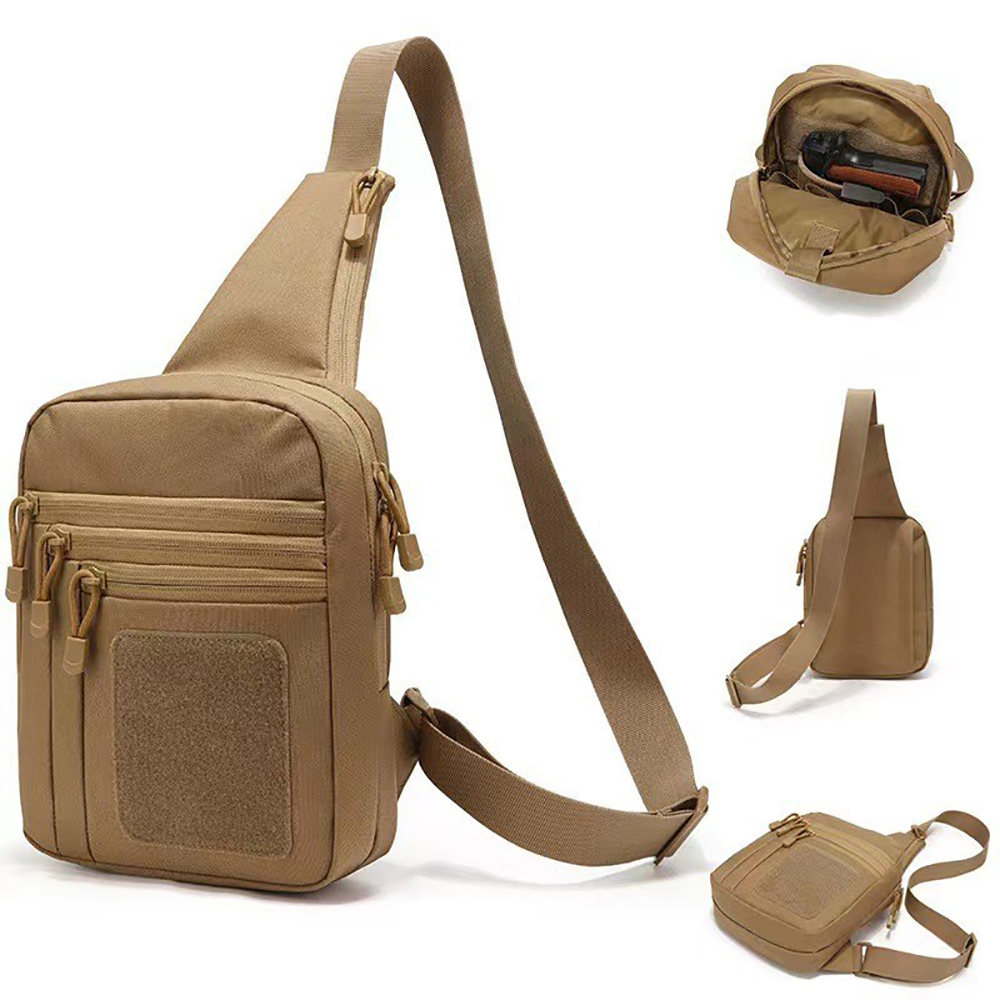 Tactical Pistol Gun Bag Concea - Edc Concealed Carry Sling Bag ulasan dan harga
